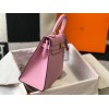 Hermes Kelly 28cm Sellier Bag in Mauve Sylvestre Epsom Calfskin GHW