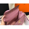 Hermes Kelly 28cm Sellier Bag in Mauve Sylvestre Epsom Calfskin GHW