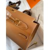 Hermes Kelly Sellier 32 Handmade Bag In Gold Epsom Calfskin