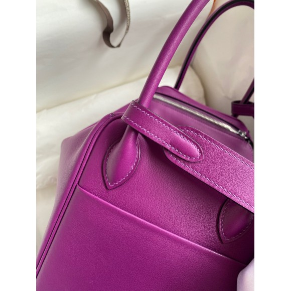 Hermes Lindy 26 Handmade Bag In Anemone Swift Calfskin Hermes Lindy 26 Handmade Bag In Anemone Swift Calfskin