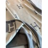 Hermes Avalon Throw Blanket in Grey Wool and Cashmere