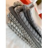 Hermes Avalon Throw Blanket in Grey Wool and Cashmere
