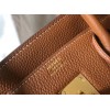 Hermes Birkin 30 Bag in Gold Clemence Leather with GHW