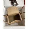 Hermes Lindy 26 Handmade Bag In Trench Clemence Leather