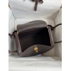 Hermes Lindy 26 Handmade Bag In Ebene Clemence Leather