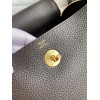Hermes Lindy 26 Handmade Bag In Ebene Clemence Leather