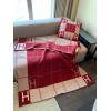Hermes Avalon III Throw Blanket in Red Wool and Cashmere