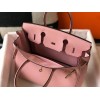 Hermes Birkin 30 Bag in Pink Clemence Leather with GHW
