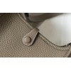 Hermes Evelyne III Mini Bag In Tourterelle Clemence Leather