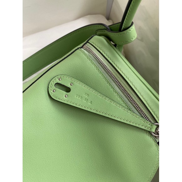 Hermes Lindy 26 Handmade Bag In Vert Cypres Swift Calfskin Hermes Lindy 26 Handmade Bag In Vert Cypres Swift Calfskin