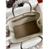 Hermes Garden Party 30 Handmade Bag in Toile and Tourterelle Leather