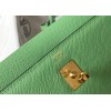 Hermes Kelly 25cm Sellier Bag in Vert Criquet Epsom Calfskin GHW