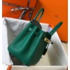 Hermes Birkin 25 Bag In Vert Vertigo Clemence Leather with GHW