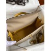 Hermes Kelly Sellier 32 Bicolor Bag in Trench and Yellow Epsom Calfskin