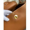Hermes Lindy 26 Handmade Bag In Gold Swift Calfskin