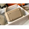 Hermes Lindy Mini Bag In Trench Clemence Leather GHW