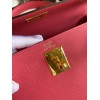 Hermes Kelly Sellier 28 Handmade Bag In Rose Lipstick Epsom Calfskin