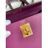 Hermes Kelly Sellier 32 Handmade Bag in Anemone Epsom Calfskin