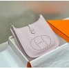 Hermes Evelyne III 29 Bag in Mauve Pale Clemence Leather