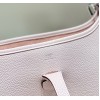 Hermes Evelyne III 29 Bag in Mauve Pale Clemence Leather