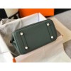 Hermes Birkin 25 Bag In Vert Amande Clemence Leather with GHW