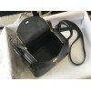Hermes Lindy Mini Bag In Black Clemence Leather GHW