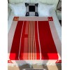 Hermes Avalon Vibration Throw Blanket in Red Wool and Cashmere
