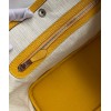 Hermes Garden Party 30 Handmade Bag in Jaune Ambre Clemence Leather