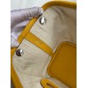 Hermes Garden Party 30 Handmade Bag in Jaune Ambre Clemence Leather