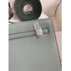 Hermes Kelly Danse II Bag In Vert Amande Evercolor Calfskin