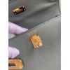 Hermes Kelly Danse II Bag In Vert Amande Evercolor Calfskin