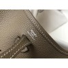 Hermes Evelyne III Mini Bag In Taupe Clemence Leather