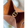 Hermes In The Loop 18 Handmade Bag in Gold Clemence Leather