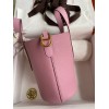 Hermes In The Loop 18 Handmade Bag in Mauve Sylvestre Clemence Leather