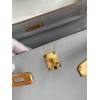Hermes Kelly Danse II Bag In Blue Glacier Evercolor Calfskin