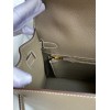 Hermes Kelly Sellier 32 Handmade Bag In Taupe Epsom Calfskin