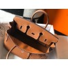 Hermes Birkin 25 Bag In Gold Clemence Leather with GHW