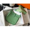 Hermes Evelyne III 29 Bag In Vert Criquet Clemence Leather