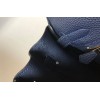 Hermes Kelly 32cm Retourne Bag in Dark Blue Clemence Leather GHW