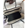 Hermes Garden Party 30 Handmade Bag in Black Clemence Leather