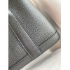 Hermes Garden Party 30 Handmade Bag in Black Clemence Leather