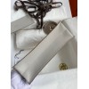 Hermes Kelly Danse II Handmade Bag In Pearl Grey Evercolor Calfskin