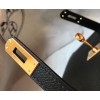 Hermes Kelly Mini II Sellier Bag In Black Epsom Leather