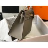 Hermes Kelly 28cm Sellier Bag in Gris Asphalt Epsom Calfskin GHW
