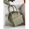 Hermes Lindy 26 Handmade Bag In Sauge Clemence Leather