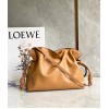 Loewe Flamenco Clutch Bag In Brown Calfskin