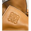 Loewe Flamenco Clutch Bag In Brown Calfskin