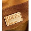 Loewe Flamenco Clutch Bag In Brown Calfskin