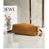 Loewe Flamenco Clutch Bag In Brown Calfskin