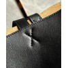 Loewe Large Puzzle Fold Tote Bag in Black Calfskin